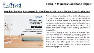 fixed in minutes cellphone repair