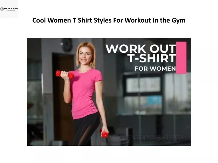 cool women t shirt styles for workout in the gym