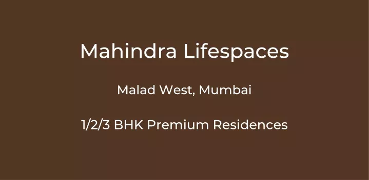 mahindra lifespaces