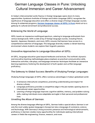 german language classes in pune unlocking