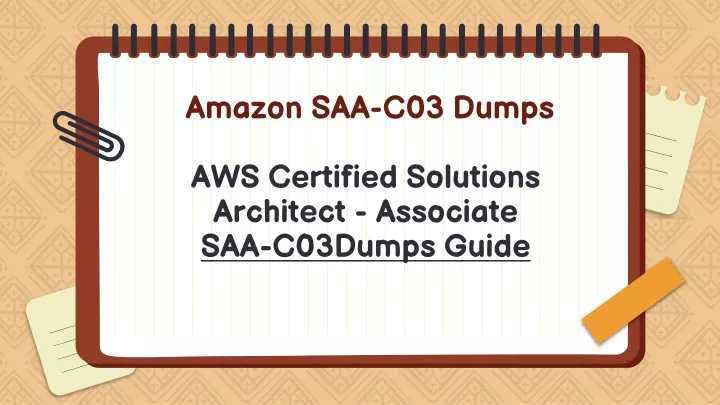 amazon saa c03 dumps aws certified solutions architect associate saa c03dumps guide