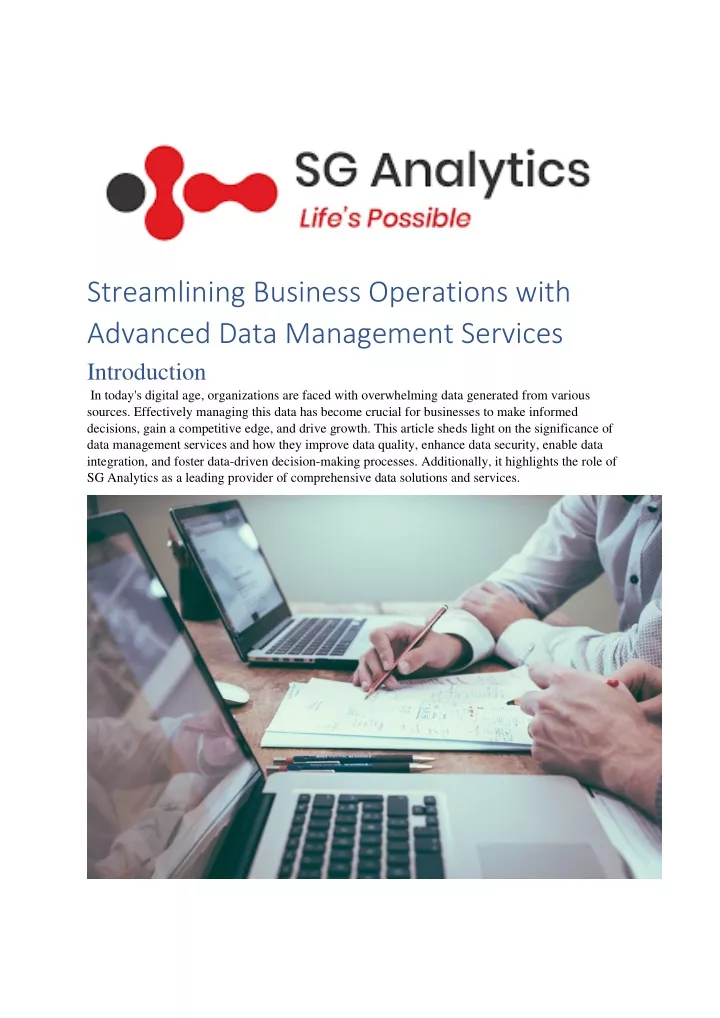 streamlining business operations with advanced