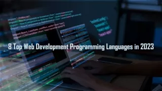 8 Top Web Development Programming Languages in 2023
