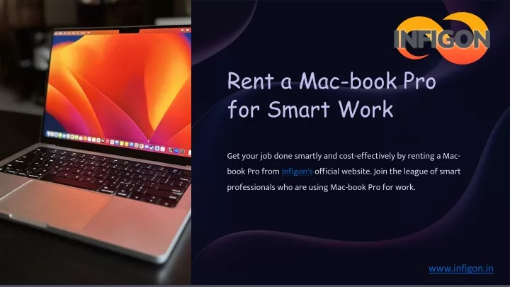 rent a mac book pro for smart work