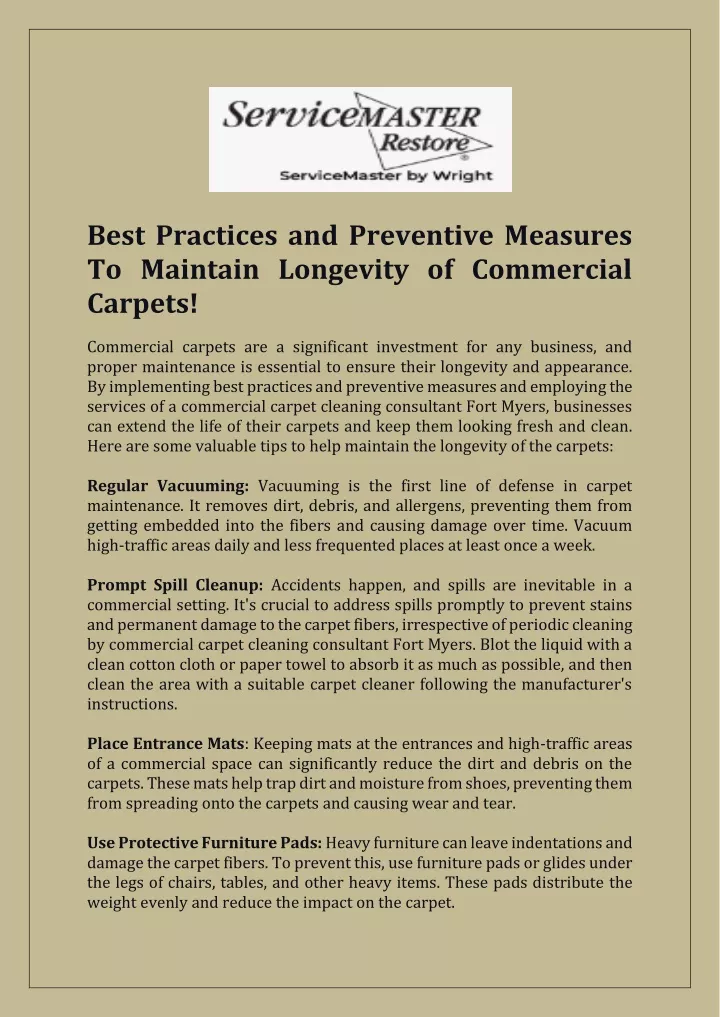 best practices and preventive measures