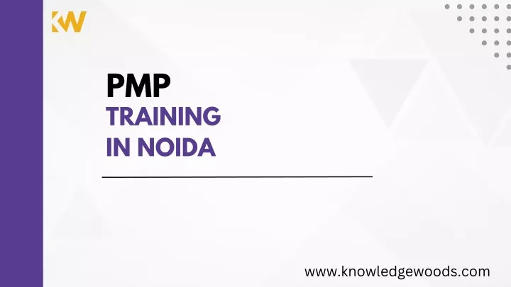 pmp training in noida