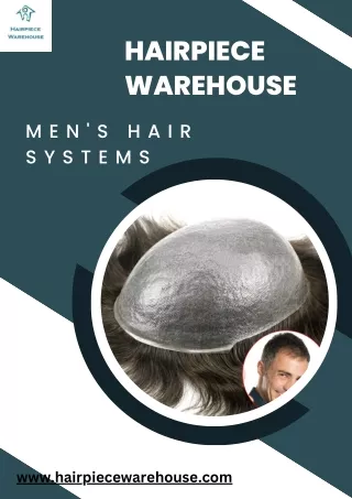 Wear the Trendy Hair Systems for Men