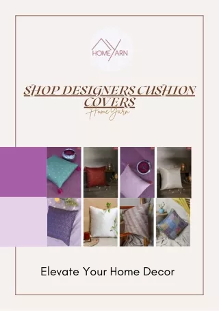 Shop Designer Cushion Covers Online