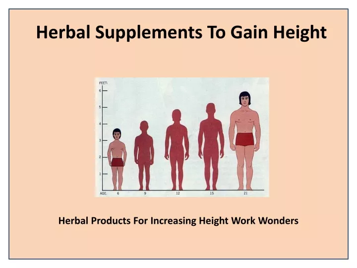 herbal supplements to gain height