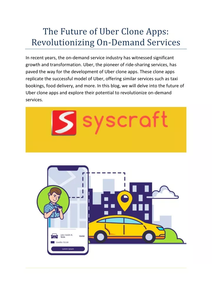 the future of uber clone apps revolutionizing