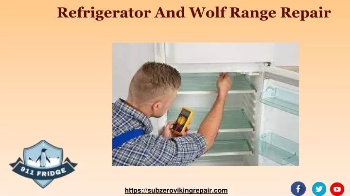 refrigerator and wolf range repair