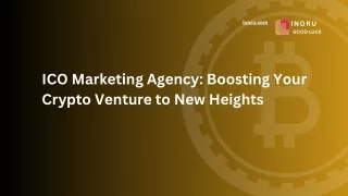 ICO Marketing Agency Boosting Your Crypto Venture to New Heights