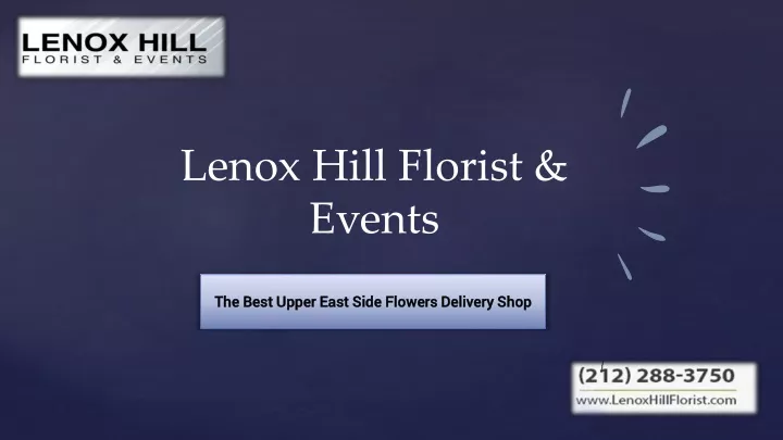 lenox hill florist events