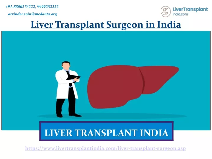 PPT - Top Liver Transplant Surgeon in India PowerPoint Presentation ...