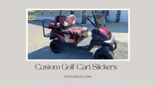 Custom Golf Cart Stickers