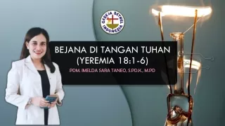 BEJANA DI TANGAN TUHAN