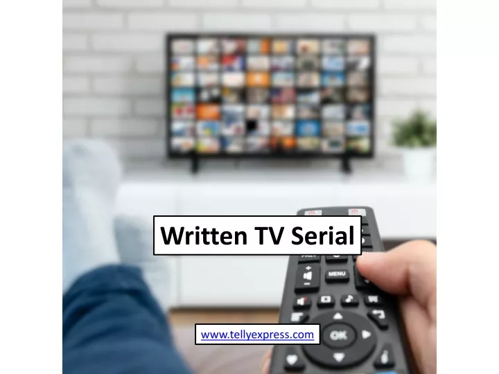 written tv serial