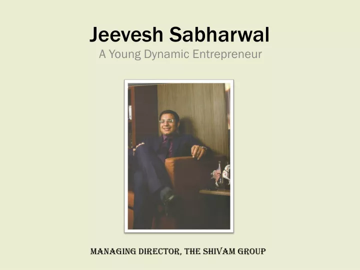jeevesh sabharwal