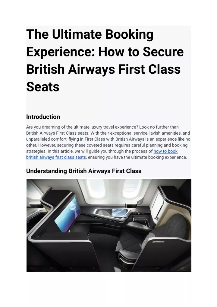 the ultimate booking experience how to secure