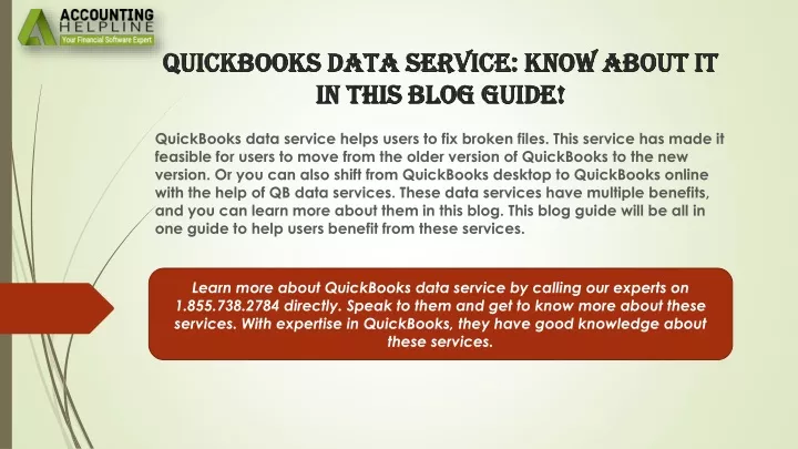 quickbooks data service know about it in this blog guide