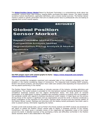 the global position sensor market report