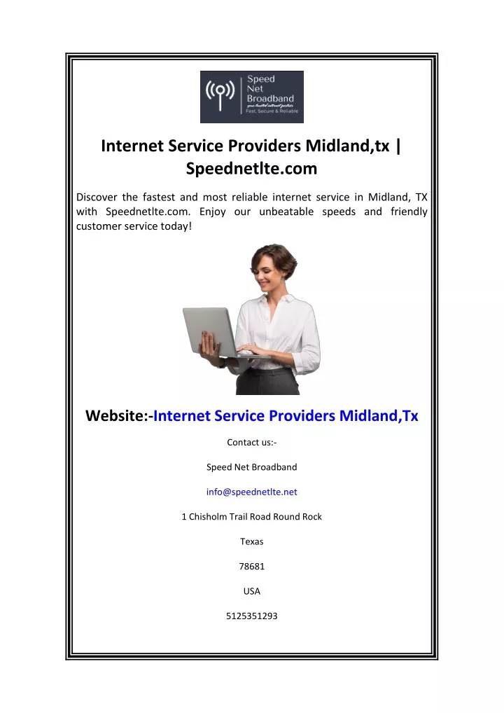 internet service providers midland tx speednetlte