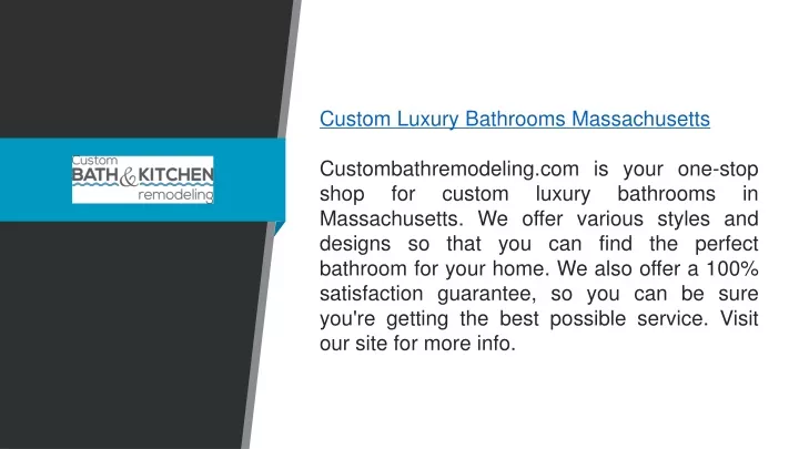 custom luxury bathrooms massachusetts