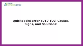 quickbooks error 6010 100 causes signs