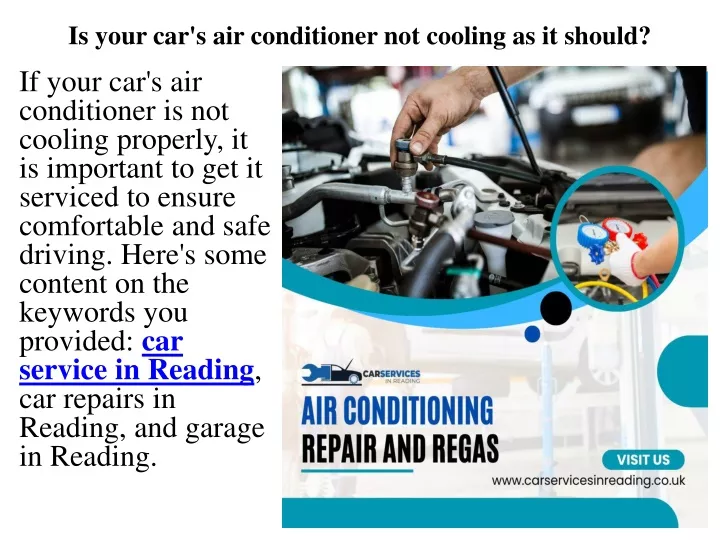 is your car s air conditioner not cooling as it should