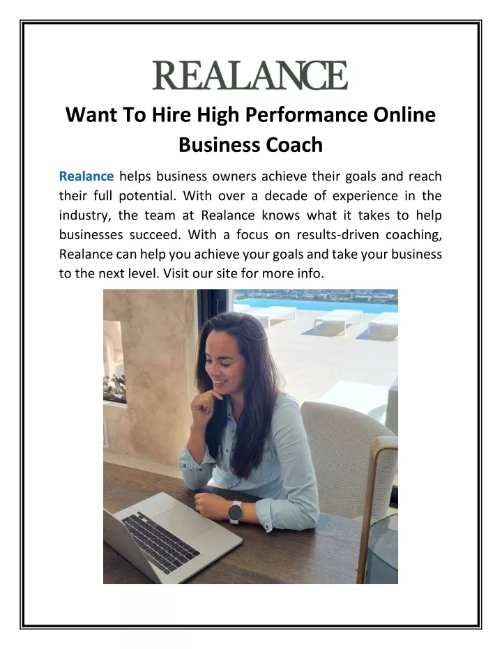 want to hire high performance online business