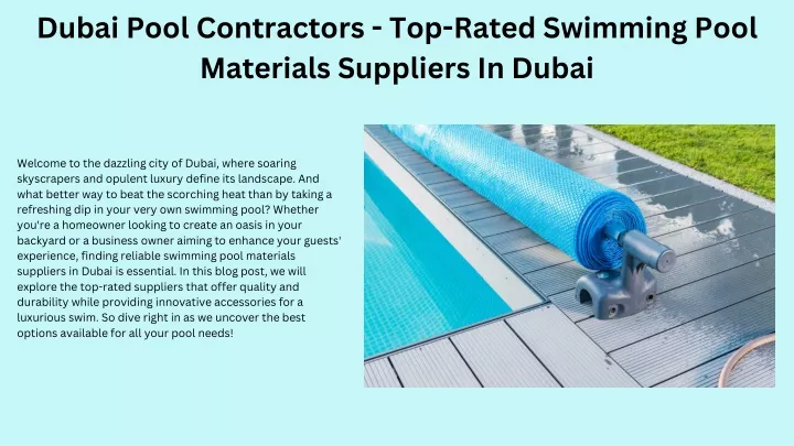 dubai pool contractors top rated swimming pool