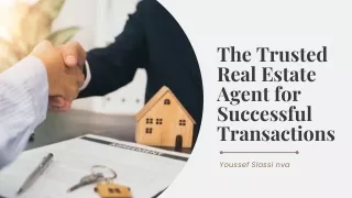 Real Estate Agent You Can Trust | Youssef Slassi nva