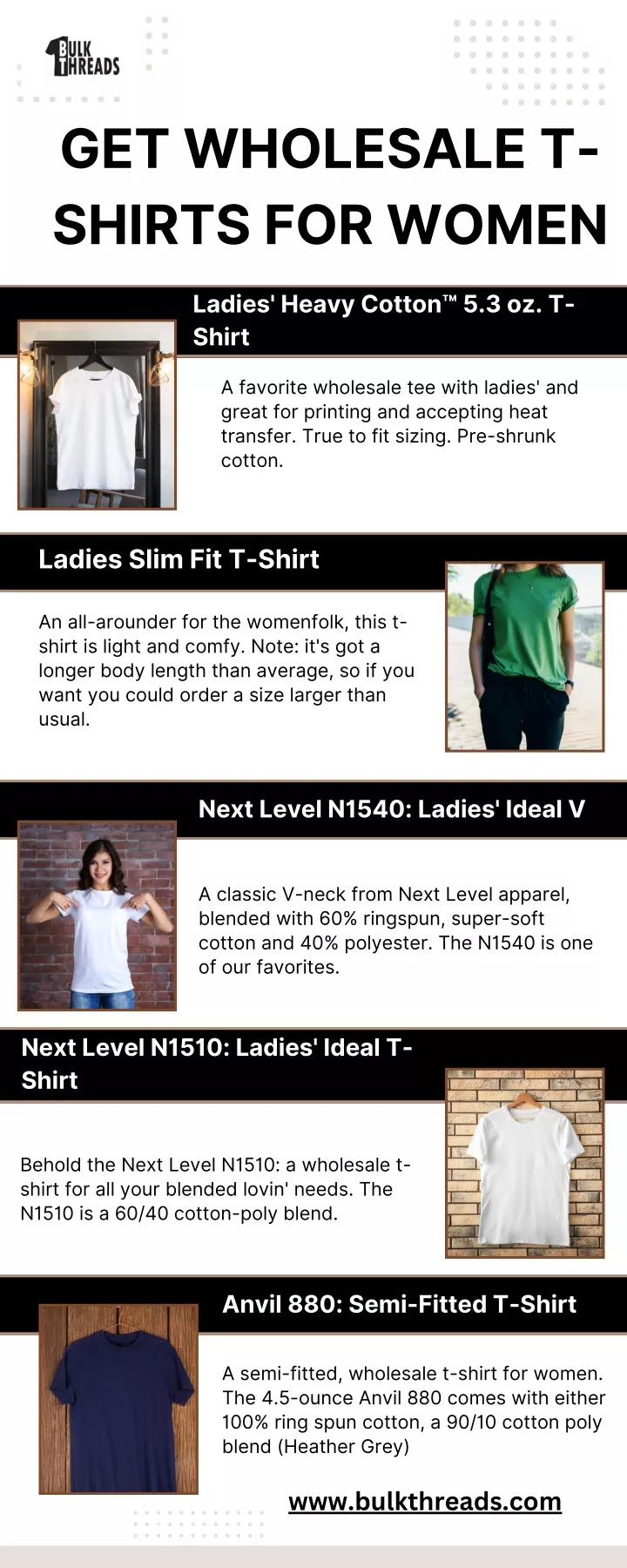 get wholesale t shirts for women