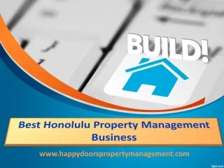 Best Honolulu Property Management Business - www.happydoorspropertymanagement.co
