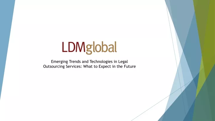 emerging trends and technologies in legal