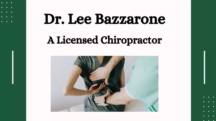 dr lee bazzarone