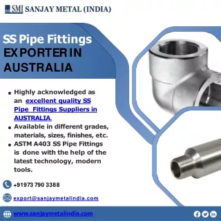 Countries We Supply SS Pipe Fittings - Sanjay Metal India