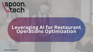Leveraging AI for Restaurant Operations Optimization