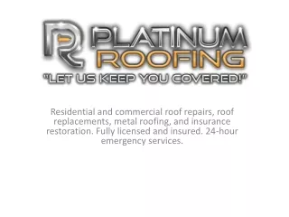 Reliable Roofing Contractors in Fairhope, AL | Platinum Roofing