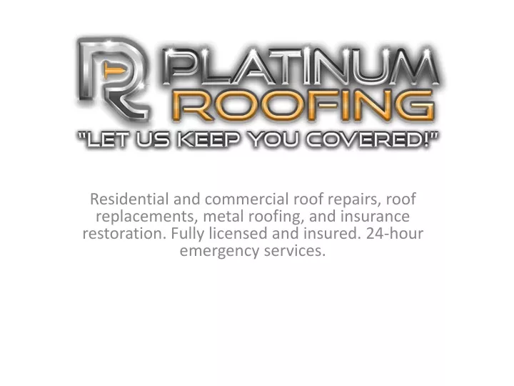 residential and commercial roof repairs roof