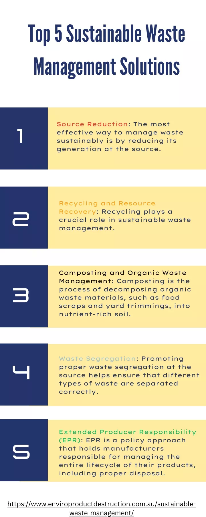 top 5 sustainable waste management solutions