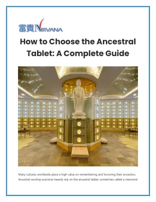 How to Choose the Ancestral Tablet- A Complete Guide