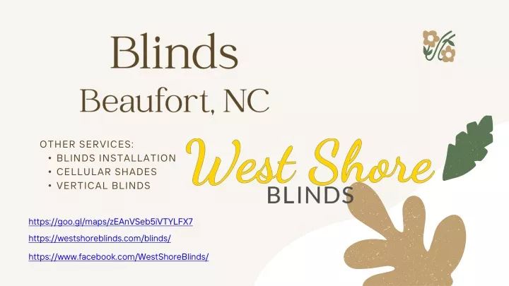 blinds beaufort nc