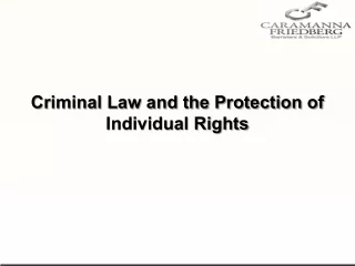 Criminal Law and the Protection of Individual Rights