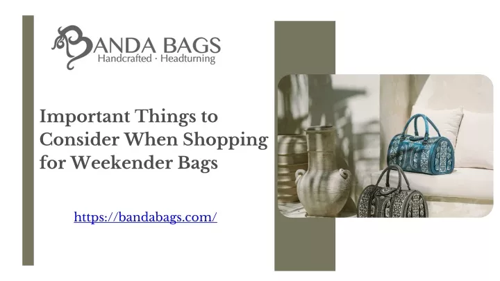 important things to consider when shopping
