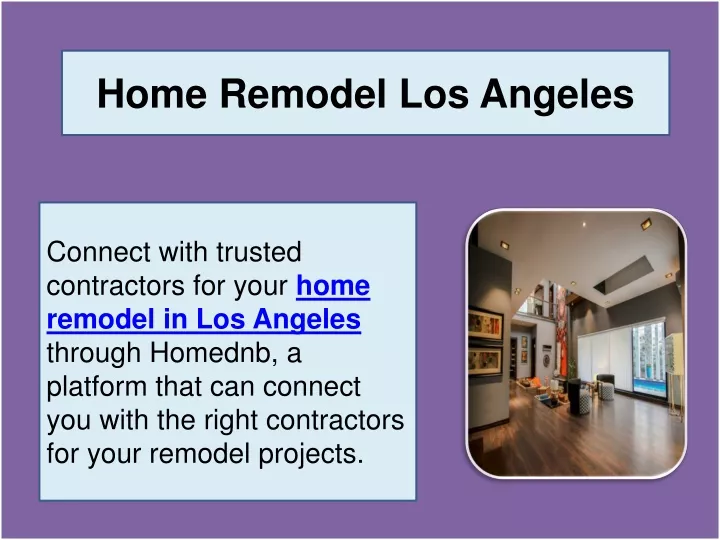 home remodel los angeles