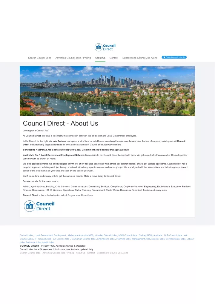 follow @council jobs au