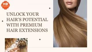 Unlock Your Hair's Potential with Premium Hair Extensions