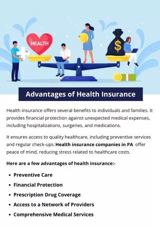 Advantages of Health Insurance