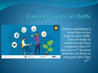 career council in delhi